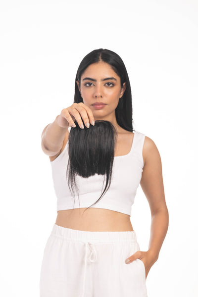Clip in Bangs (Large) Natural Black