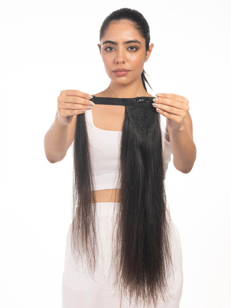 Wrap Around Ponytail Extensions Natural Black