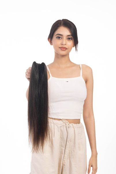 Ponytail Clutcher Dark Brown