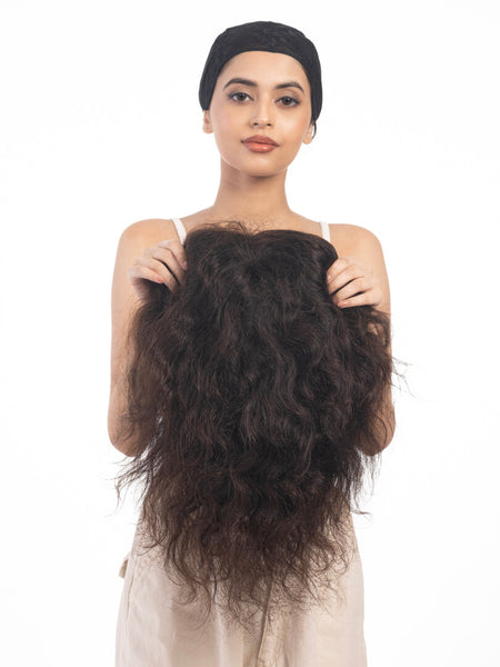 Extension Wigs (Curly) Dark Brown