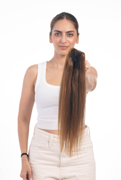 Ponytail Clutcher Light Golden Brown