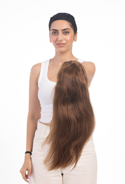 Human Hair Wigs | Extensions Light Golden Brown