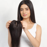 Face Framing Topper Natural Black