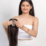 Face Framing Topper Dark Brown