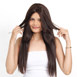 Face Framing Topper Dark Brown