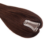 Face Framing Topper Medium Chocolate Brown