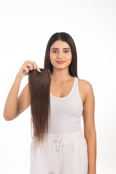 Lace Toppers Large Medium Chocolate Brown (4x4)