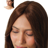 Face Framing Topper Medium Chocolate Brown