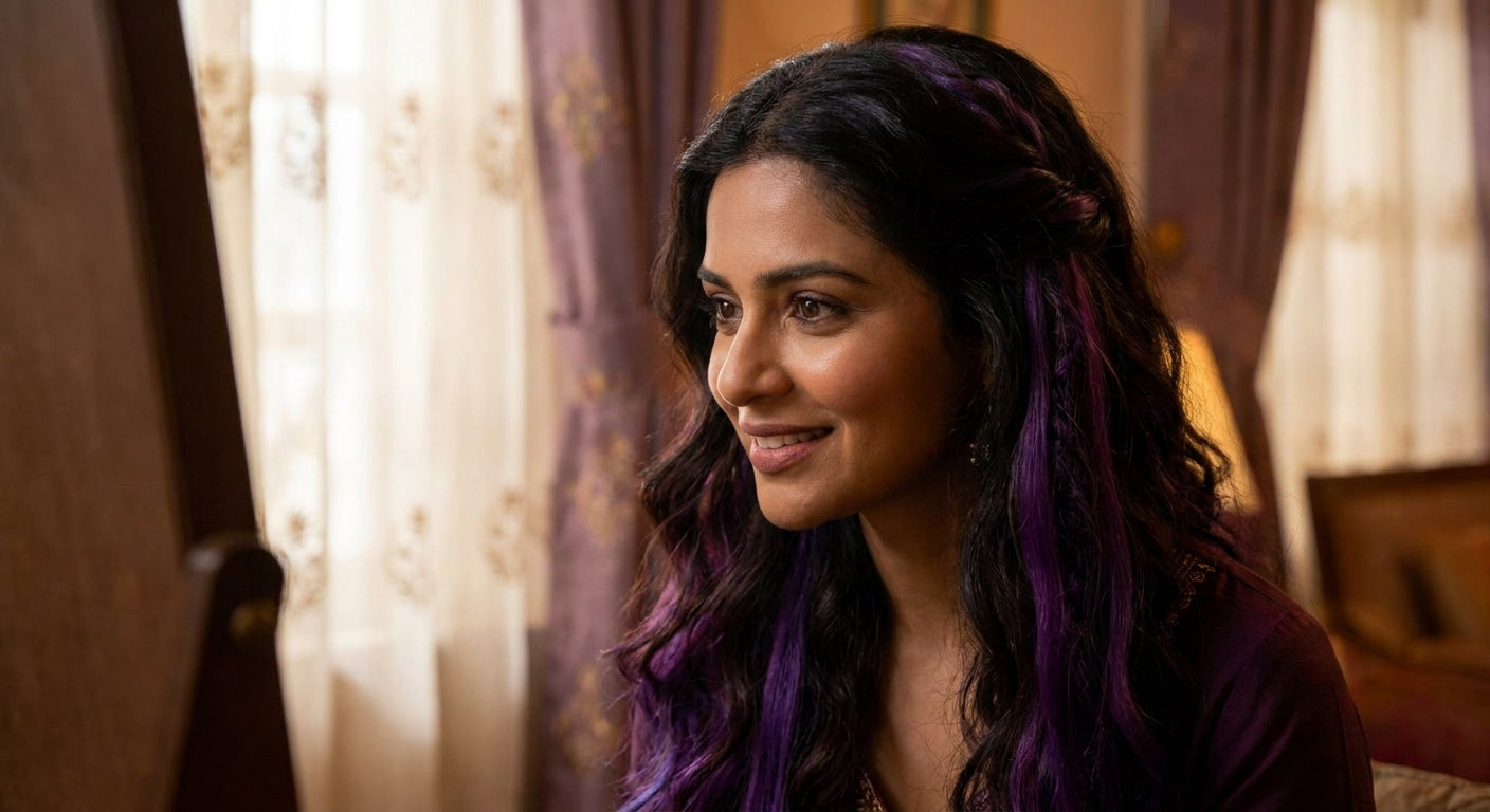 Purple hair extensions for Indian hair: which shades actually flatter your skin tone