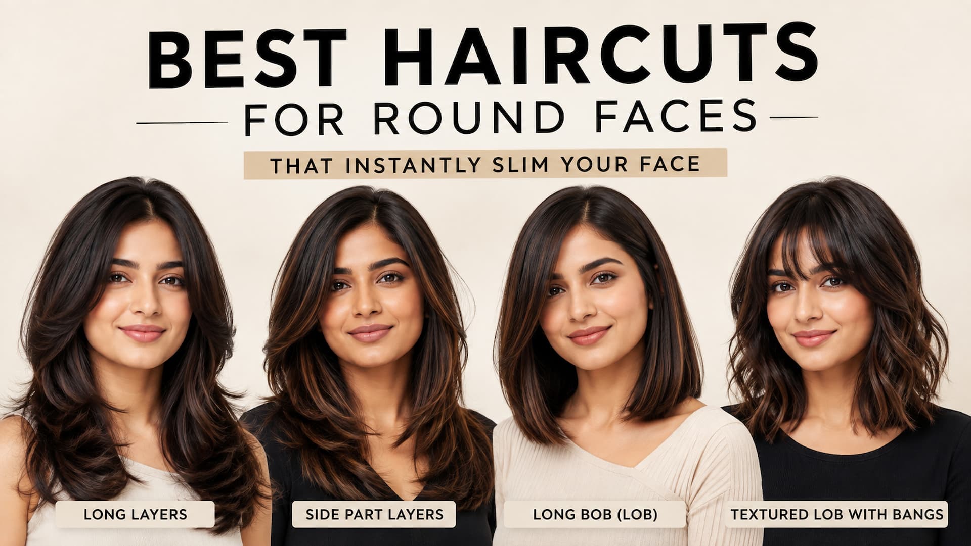 11 Best Haircuts for Round Faces That Instantly Slim Your Face