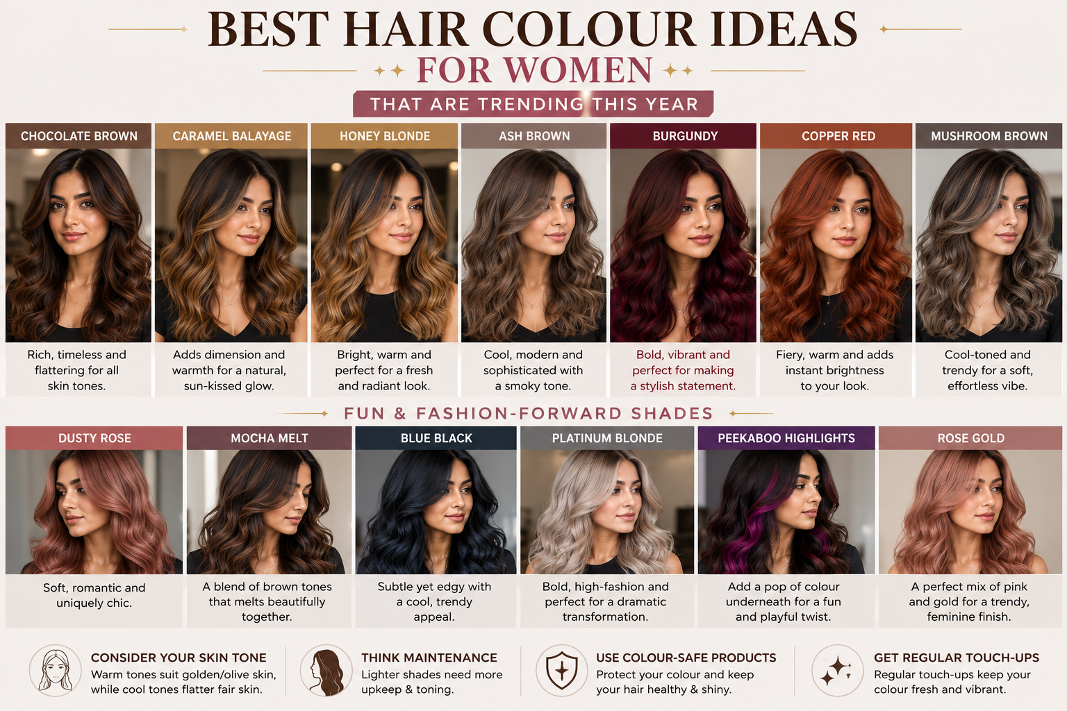 17 Best Hair Colour Ideas for Women That Are Trending This Year