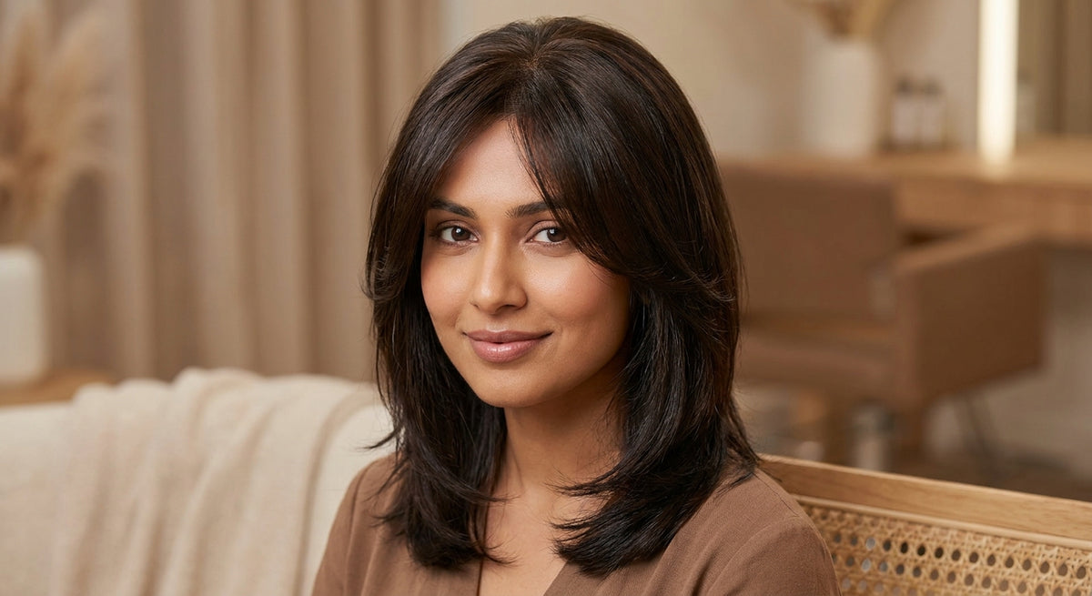 Best face-framing topper for an oval face — guide for Indian women