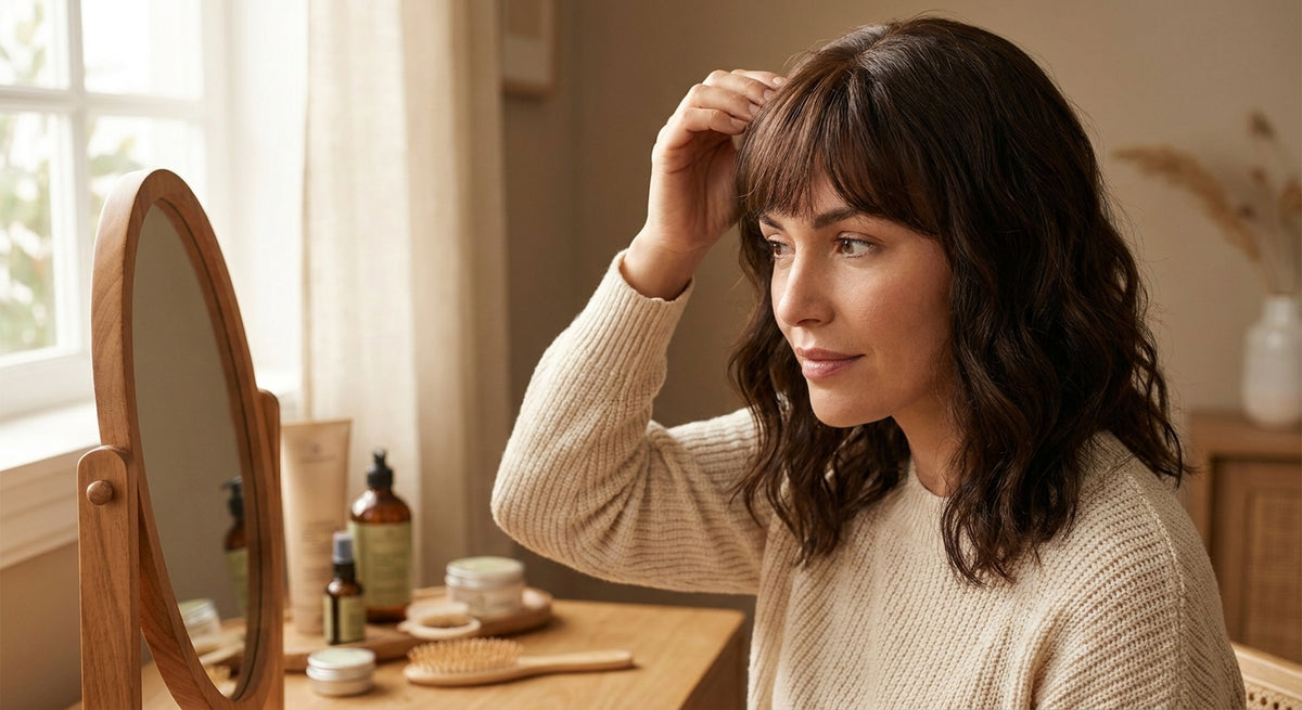 Mini topper with bangs for hairline coverage: top picks in India