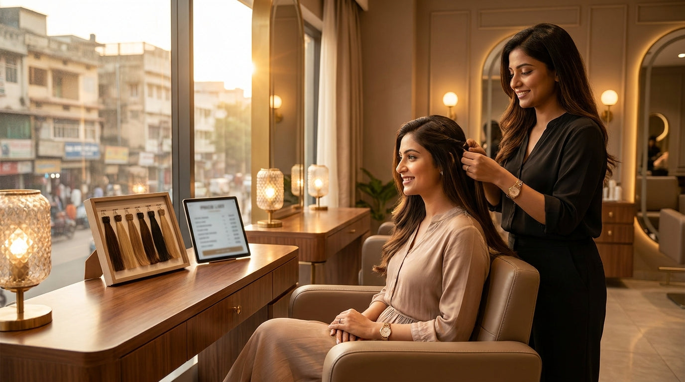 Permanent hair extensions in India: a complete price guide