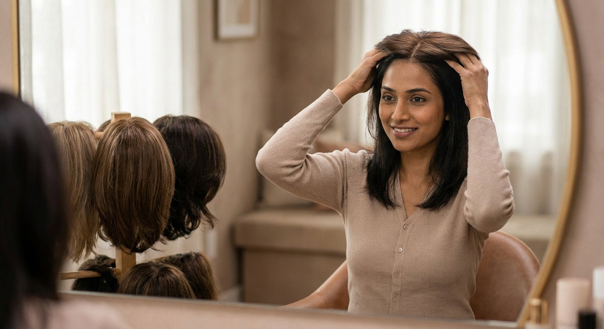 Best hair topper for Indian women with fine hair
