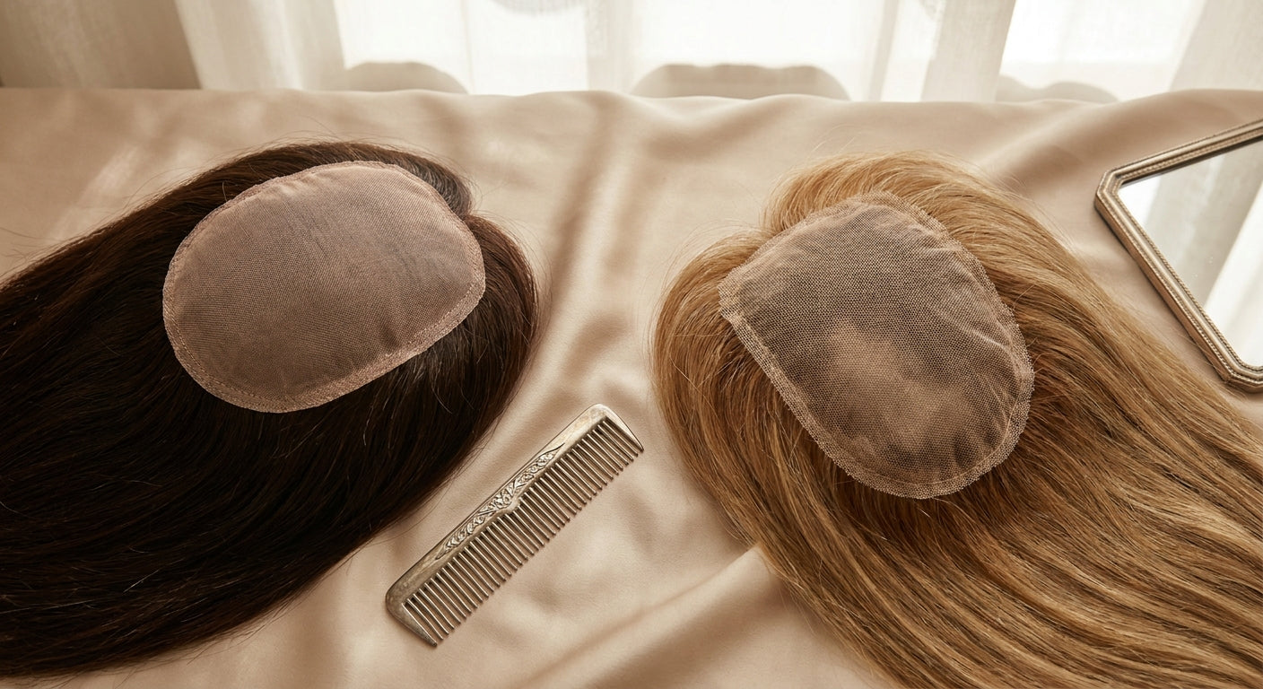 Silk hair topper vs lace hair topper: which one should you choose?