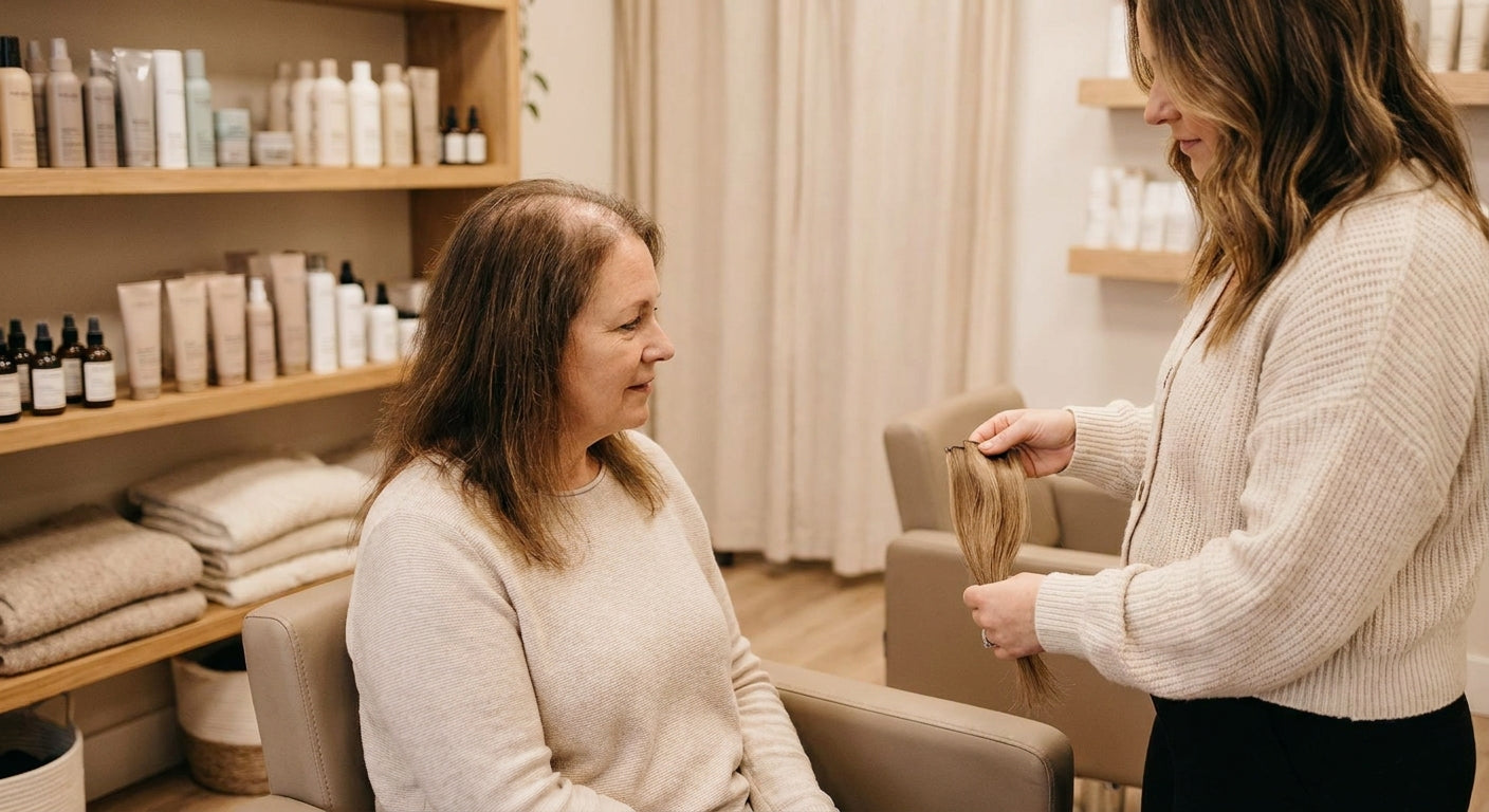 How to choose the right hair extensions when you have hair loss
