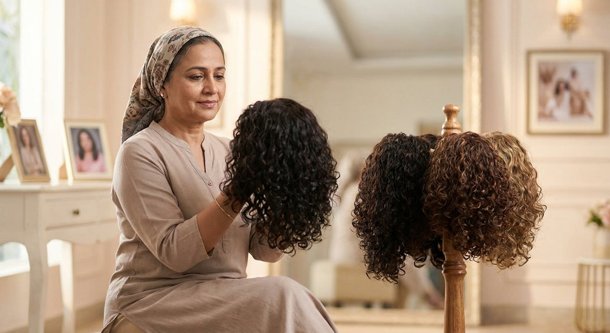 Best curly wig for Indian women with alopecia