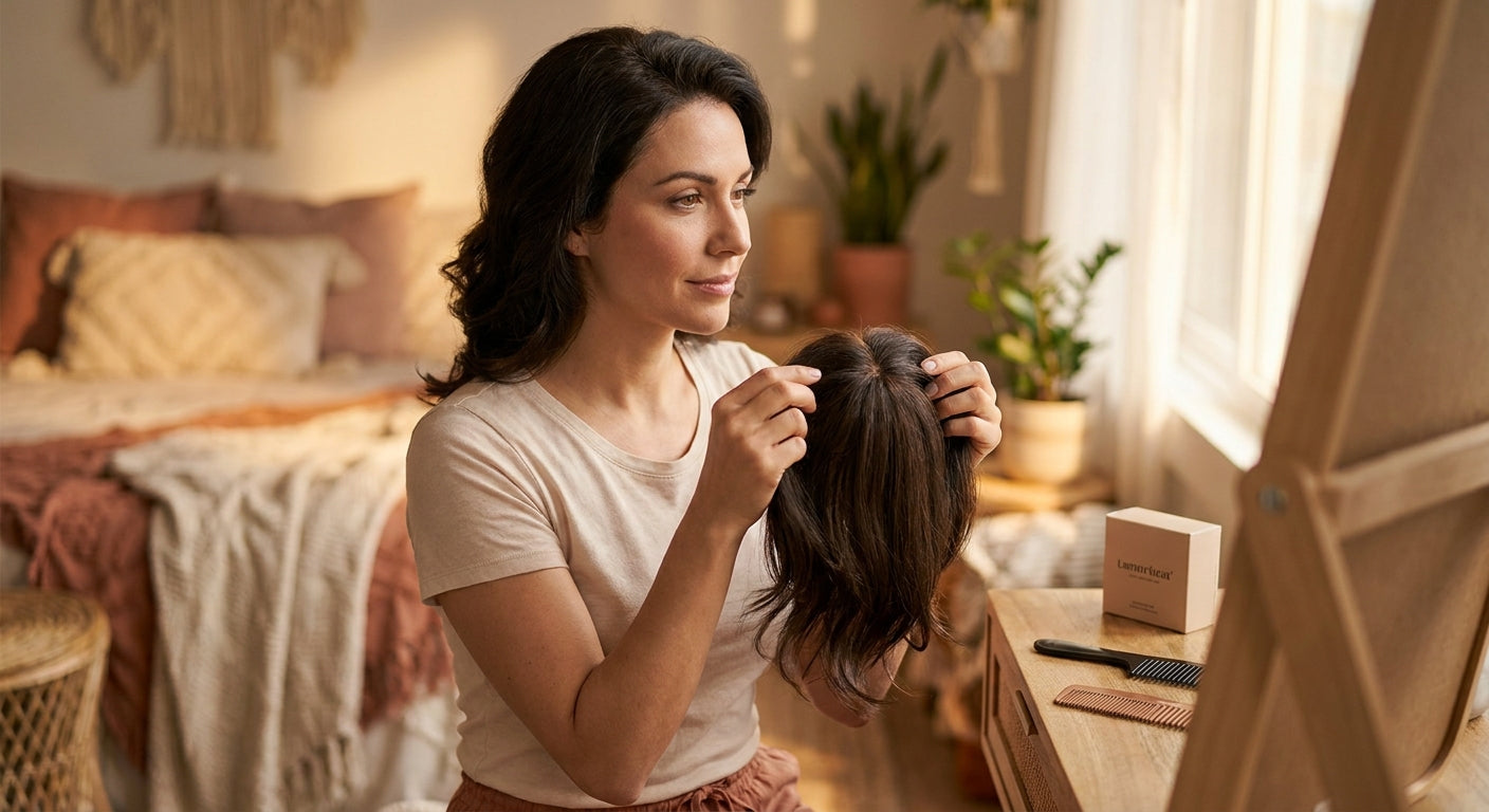 Best hair topper for postpartum hair loss India