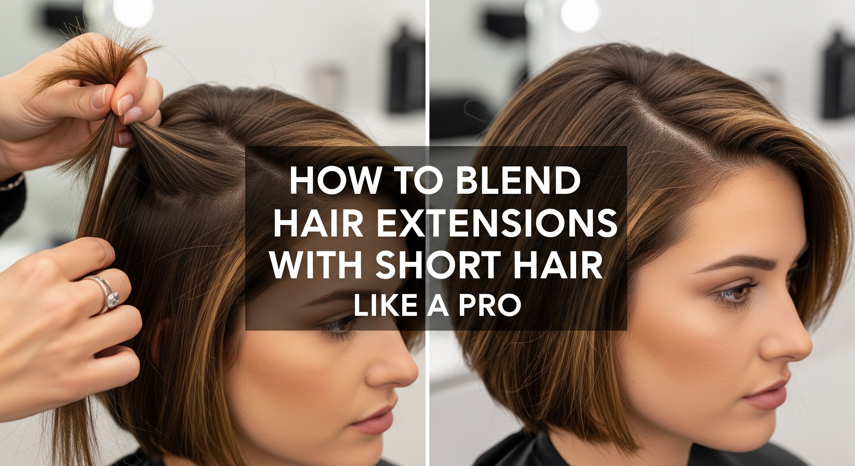 How to Blend Hair Extensions with Short Hair Like a Pro