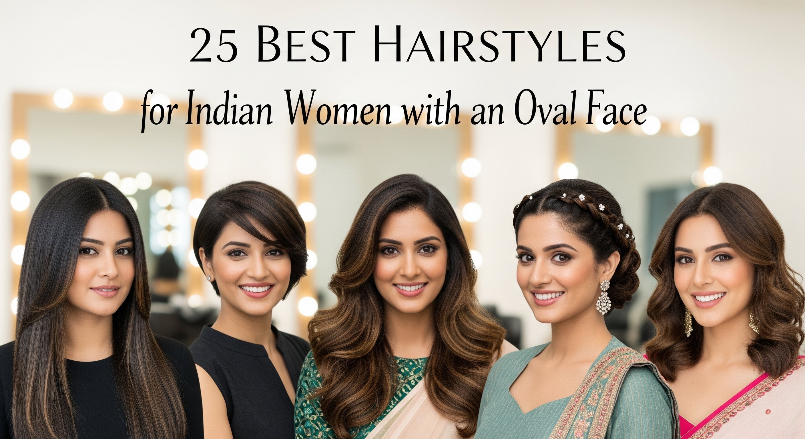 25 Best Hairstyles for Oval Face Women in India |