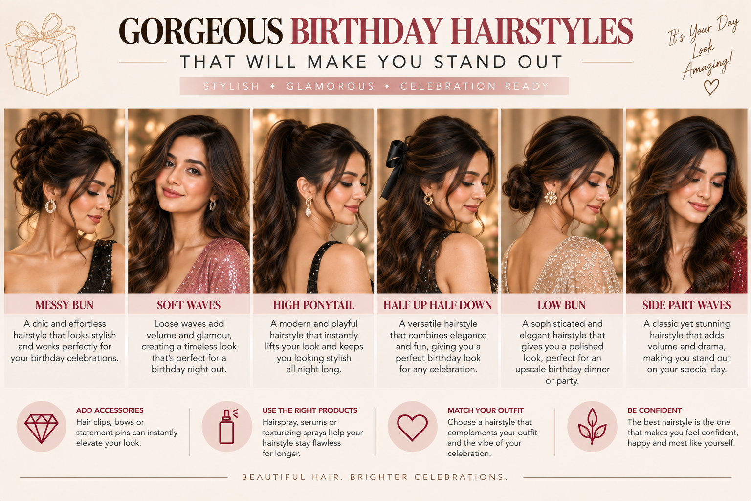 15 Gorgeous Birthday Hairstyles That Will Make You Stand Out