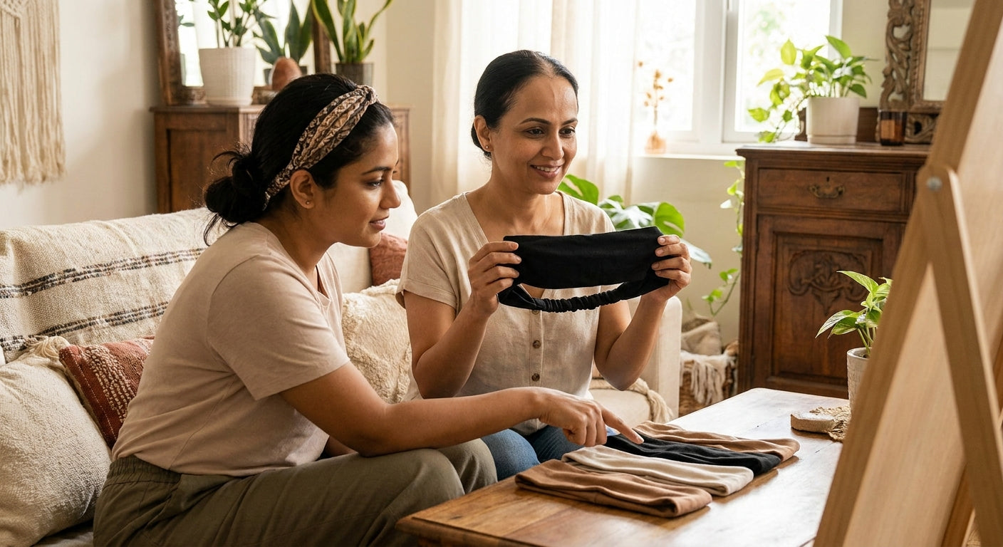 Receding hairline band with elastic for Indian women: best options