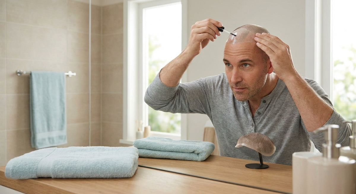 How to apply an invisible hair patch at home without it showing