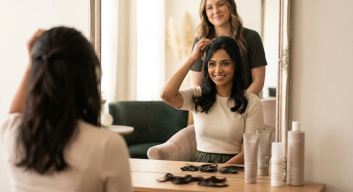 Invisible hair patch for a thinning crown: best options for Indian women