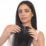 Silk Toppers Large Natural Black (4x4)