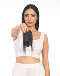 Clip in Bangs (small) Natural Black
