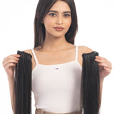 2 Clip Side Patches Dark Brown(Pair)