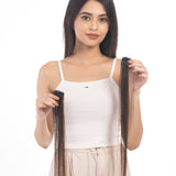 1 Clip Streaks Medium Chocolate Brown