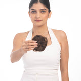 Messy Bun Hair Scrunchies Medium Chocolate Brown