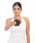 Messy Bun Hair Scrunchies Medium Chocolate Brown