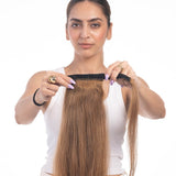 Wrap Around Ponytail Extensions Light Golden Brown