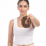 Messy Bun Hair Scrunchies Light Golden Brown