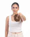 Messy Bun Hair Scrunchies Light Golden Brown