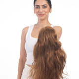 Silk Based Wigs Light Golden Brown