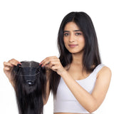 Face Frame With Elastic Topper Natural Black