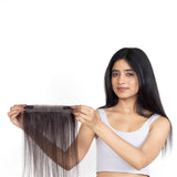Receding Hairline Band With Elastic Natural Black