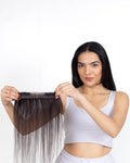 Receding Hairline Band With Elastic Dark Brown