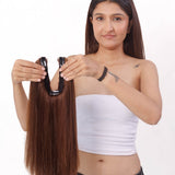 U Shape Volumiser Medium Chocolate Brown