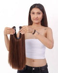 U Shape Volumiser Medium Chocolate Brown