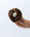 Clip On Bun - Medium Chocolate Brown