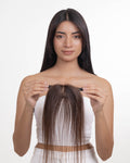 Elastic Frontal Topper Dark Brown