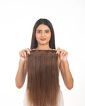 5 Clip Ear to Ear Volumiser Medium Chocolate Brown