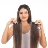 2 Clip Side Patches Medium Chocolate Brown(Pair)