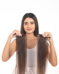 2 Clip Side Patches Medium Chocolate Brown(Pair)