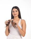 Front Fringe Medium Chocolate Brown